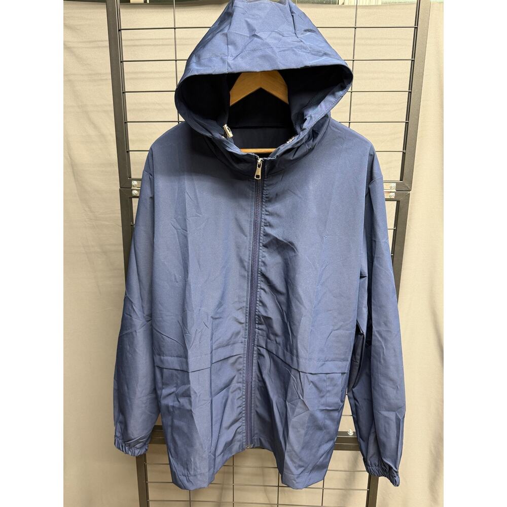 Light jacket - unisex- Navy Blue- New w/out tag-XXL -with Bag